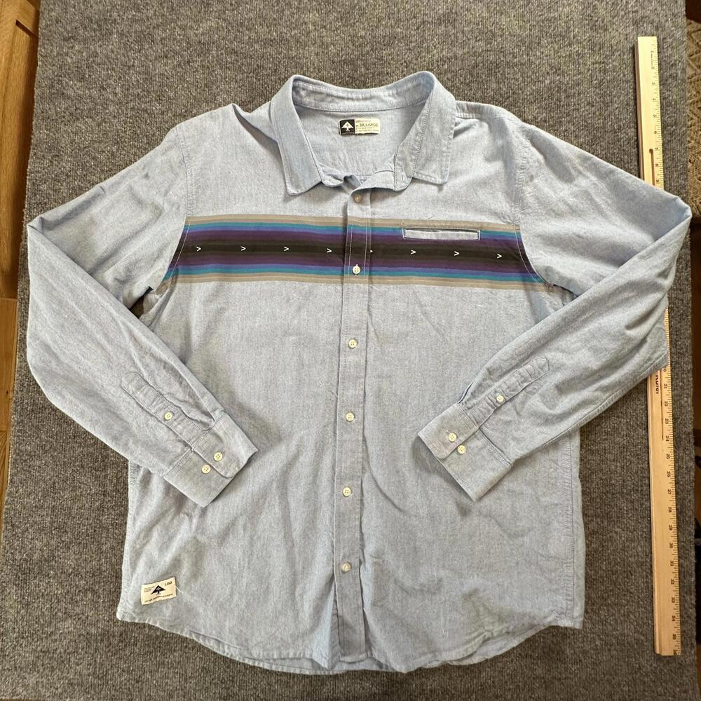 Lifted Research Group LRG Chambray Shirt - 3X‎ Large